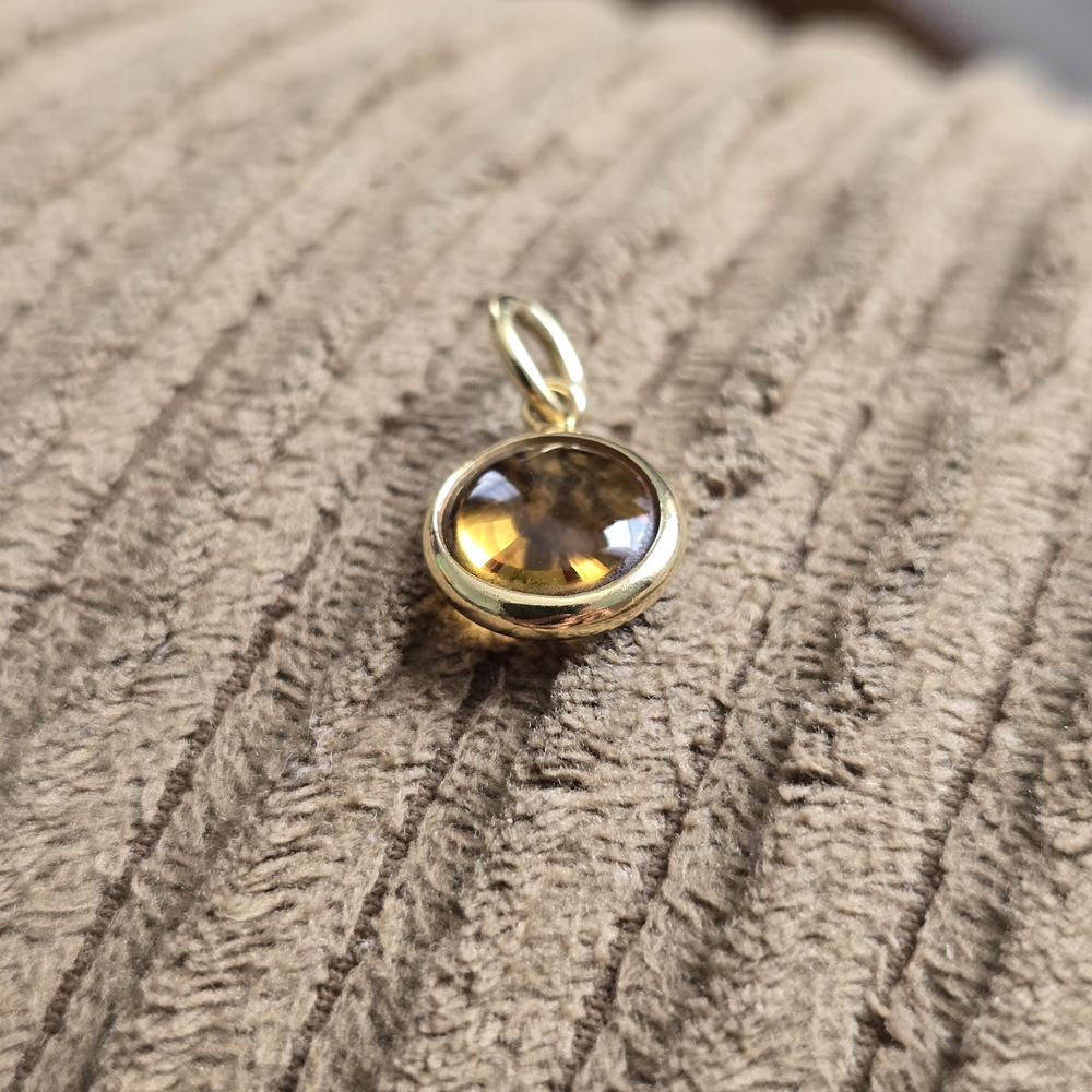 Tiffany & Co. Gold and Citrine Pendant
